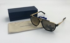 Louis Vuitton Z0936W Monogram Mascot 59mm Sunglasses Black 59-13-140 for  sale online | eBay