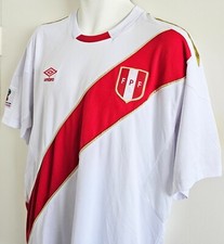 Peru Umbro Soccer Jersey FIFA World Cup Russia 2018 Futbol Size: XL