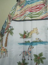 Mainstays JUNGLE ANIMALS CUTE/COLORFUL POLYESTER Shower Curtain-MONKEY/ZEBRA/TIG