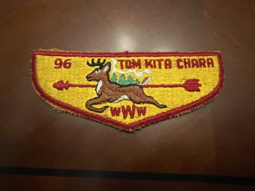Tom Kita Chara 96 BB S1a Order of the Arrow First Flap Samoset Council Boy Scout - Picture 1 of 3