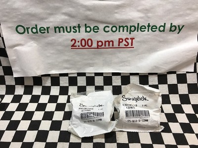 Lot Of 2, Swagelok Quick Connect Body 12mm, SS-QC8-B-12M0, SHIPSAMEDAY #118T8