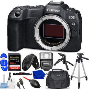 Canon EOS R8 Caméra sans miroir 5803C002 - 12PC Ensemble d'accessoires