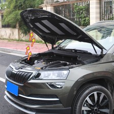 Cubierta del capó del coche para Skoda Karoq 2017-2024 varilla hidráulica puntales de gas soporte de elevación