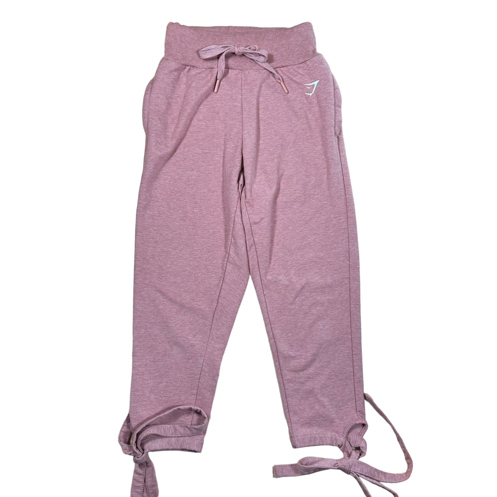 Gymshark Women's XS Blush Pink Ark High Waist Wrap Tie Cropped Jogger  Sweatpants | eBay