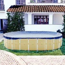 ColourTree Inground Above Ground WInter Pool Cover Oval ( We Make Custom Sizes)