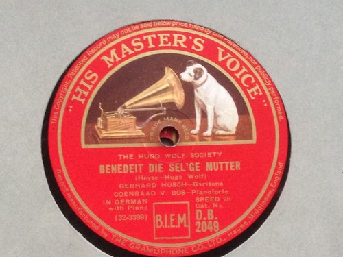 HUGO WOLF SOCIETY 3 HMV DB2045 -50 6x 78RPM HUSCH TRIANTI BOS ALEXANDER KIPNIS - Picture 7 of 8