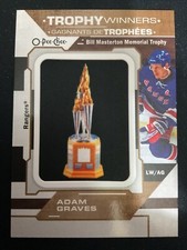 Adam Graves 2023-24 OPC O-Pee-Chee Bill Masterton Trophy Patch #P-3  (1:1,225)