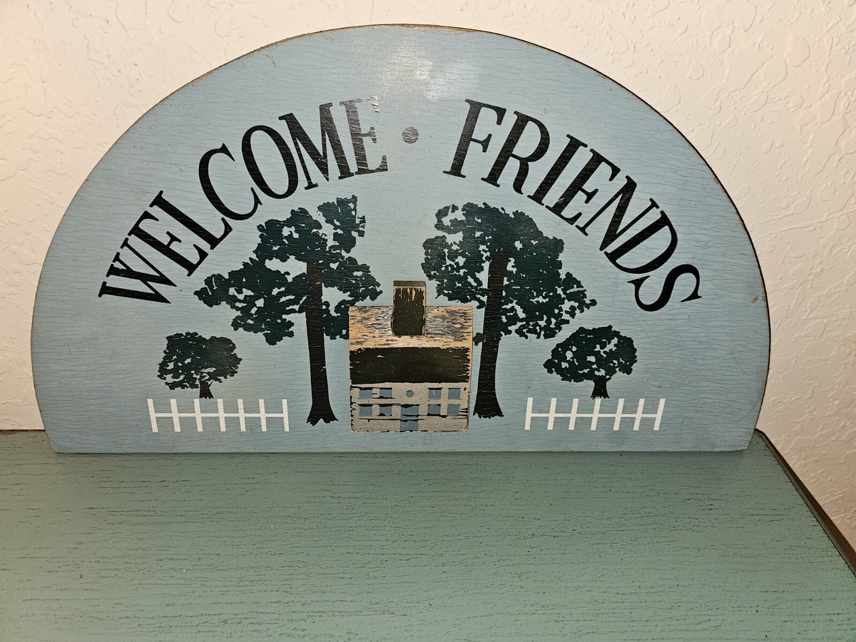 Vintage Wooden Sign 