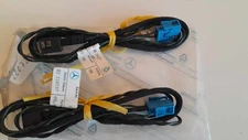 Mercedes W202 2 Electrical Cable Loudspeaker Left And Right Front Doors NEW NOS