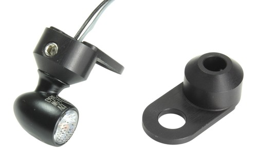 Blinkerhalter - Motorrad - Bullet Atto - unter den Hebeln - 6 mm - Alu schwarz - Bild 2 von 8