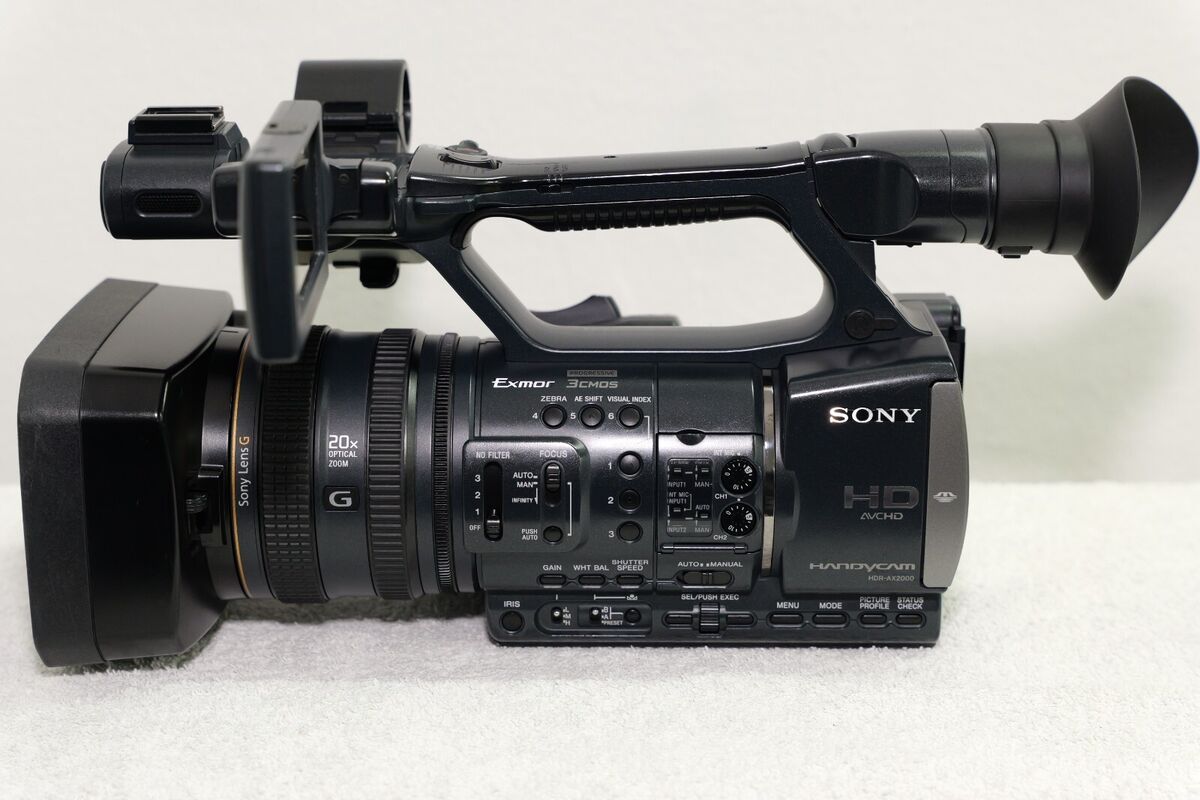 Sony HDR-AX2000E High Definition Flash Media, AVCHD Sony HDR-AX2000E High Definition Flash Media, AVCHD