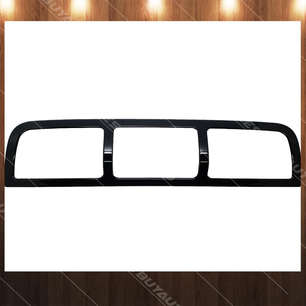 Glossy Black 3rd Brake Light Cover ABS Trim Overlay For 2009-2018 Dodge Ram