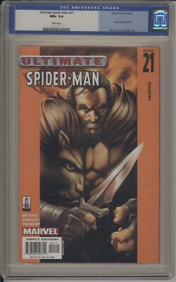 ULTIMATE SPIDER-MAN #21 - CGC 9.6 NM MARK BAGLEY COVER   DOCTOR OCTOPUS   KRAVEN