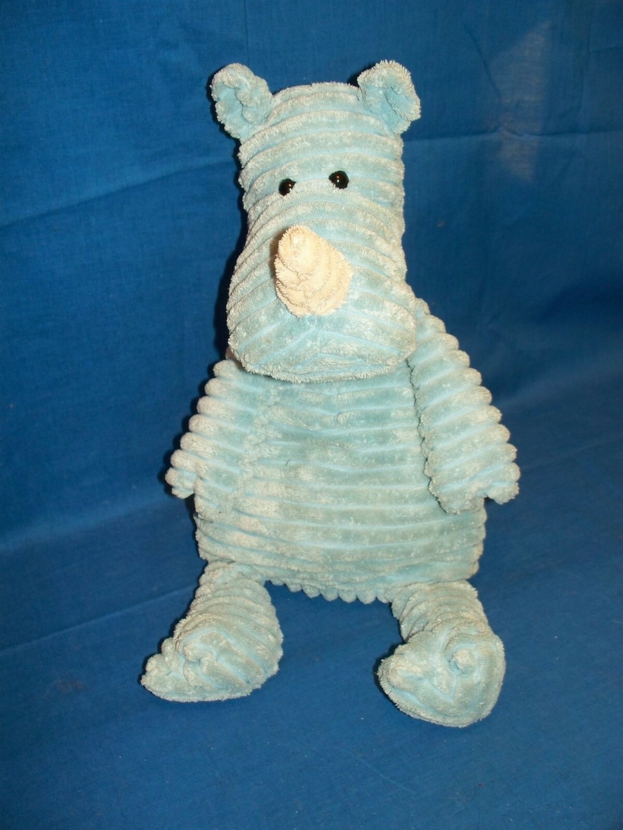 Jellycat jelly cat plush Cordy Roy blue Rhinoceros Rhino horn 16
