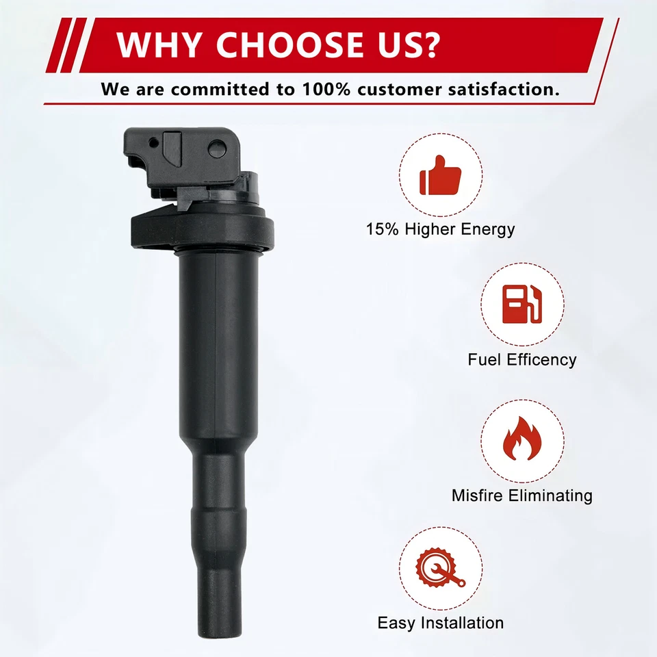 4X high quality Ignition Coil+Spark Plug For BMW 228i 320i 328i 528i 535i UF592 Foto 3 de 4