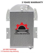 3436 Aluminum Radiator Fit 1935-1936 Chevy Pickup Truck 3.4l 6 Cylinder L6 3 Row