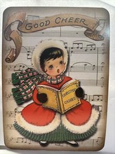 Christmas Decor Holiday VINTAGE STYLE Die Cut Cardboard 5 X 7