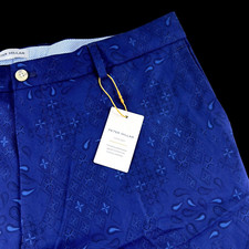 Peter Millar Crown Sport Salem Performance Geo Paisley Shorts Size 38 130