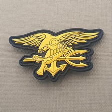 US navy seals DEVGRU insignia PVC rubber SOCOM NSW NSWDG NWU USSOCOM hook patch