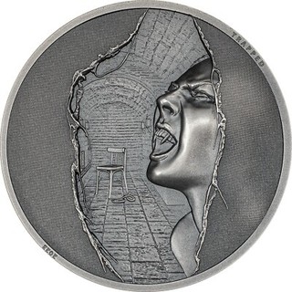 ESCAPE Trapped 1 Oz Silver Coin $5 Cook Islands 2023