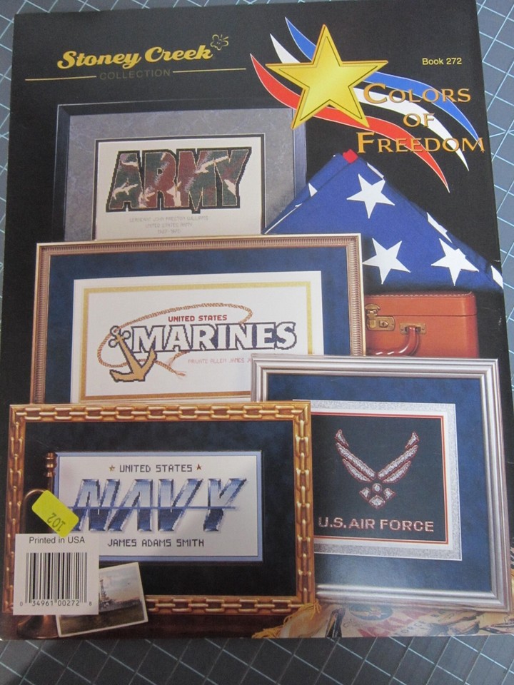 Stoney Creek Colors Of Freedom Counted Cross Stitch Patterns 21 Pgs stoney-creek-colors-of-freedom-counted-cross-stitch-patterns-21-pgs