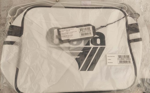 Bolso de hombro mensajero Gola blanco estilo retro clásico Redford para hombre mujer - Imagen 6 de 6