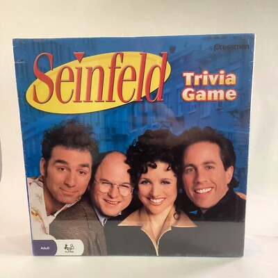 Seinfeld Trivia Game - 2009 Pressman Board Game- Brand NEW IN BOX And SEALED