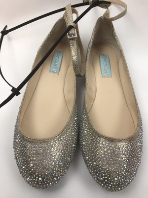 betsey johnson sparkle flats
