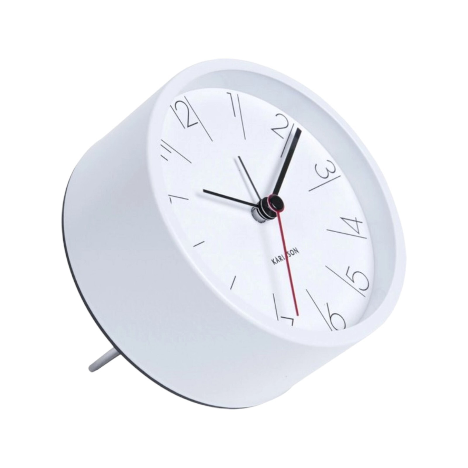 Karlsson Elegant Numbers Alarm Clock - White