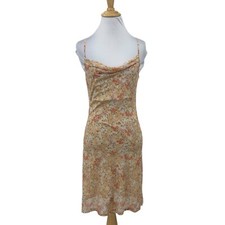 Anthropologie Sage The Label Slip Dress Womens L Large Ciao Rome Draped Neck