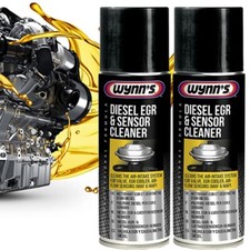 2x Wynns Diesel EGR Cleaner Inlet Valves, Turbo, MAF, MAP Sensor Spray Cans 3379