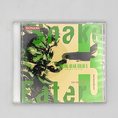 Metal Gear Solid 3 Snake Eater The First Bite Soundtrack Music CD PS2 KONAMI