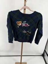 Polo Ralph Lauren Bear Kids Sweatshirt "Lets Go Bears" Size 8 Years Medium