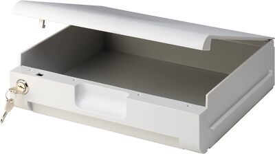 1.2 Cu Ft Fire Safes Locking Drawer Accessory Waterproof Fireproof Safety White