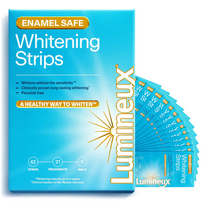 1 Stück (21er Pack), Lumineux Zahnaufhellungsstreifen 21 Behandlungen -...