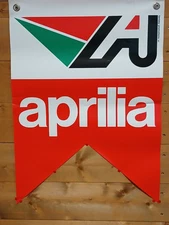 Bandiera Stendardo APRILIA Moto Rs pubblicitaria 1990