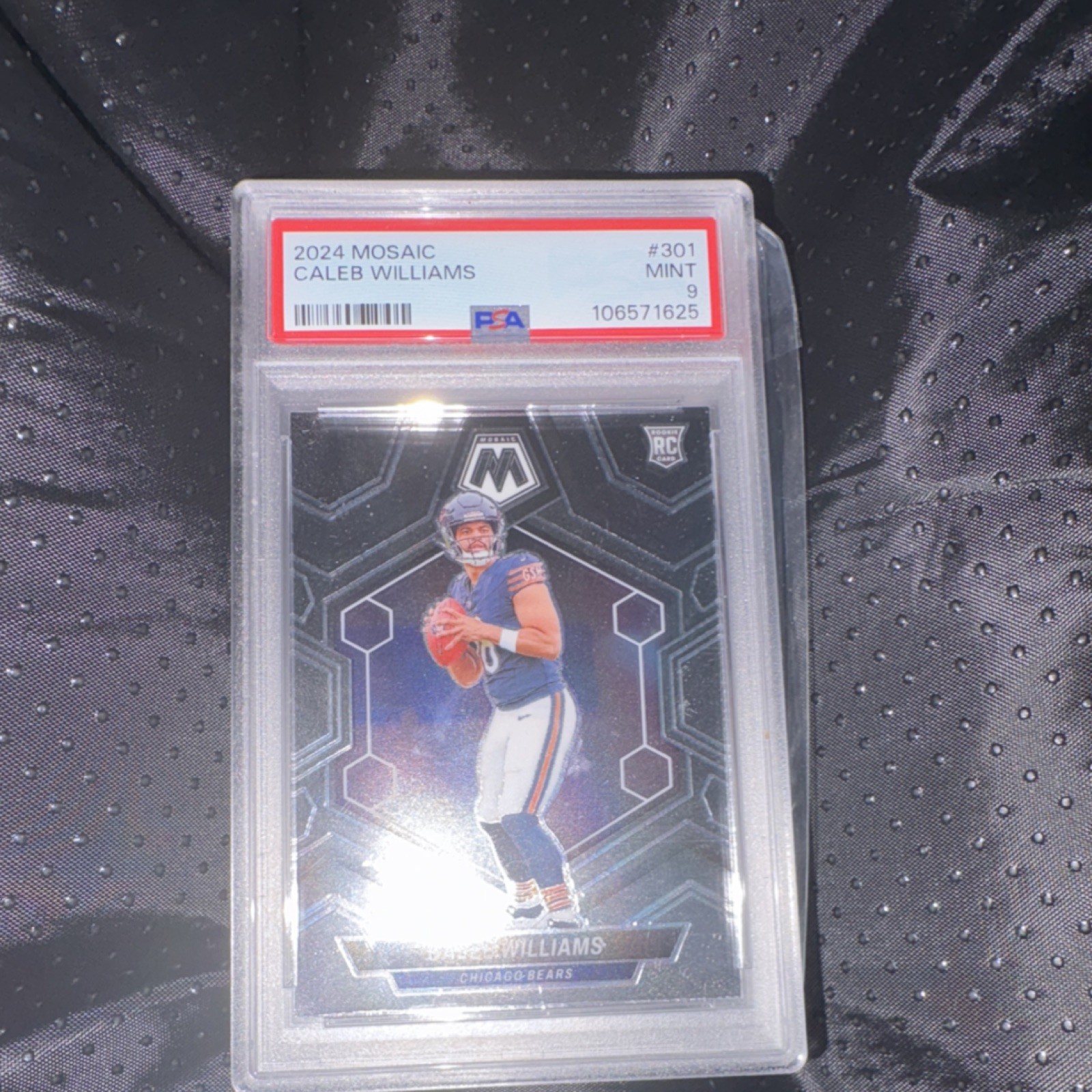 2024 Panini Mosaic Caleb Williams #301 PSA 9 Rookie Chicago Bears