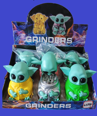 GRINDER METAL  Alien Herb Grinders LOT OF 6