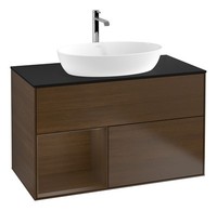 Villeroy & Boch Finion Waschbeckenunterschrank FüR Becken Mittig Regal Links...