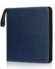 Leather Photo Album 4x6 200 Photos,Zipper Closure Photo Album Book with 50 Pa...