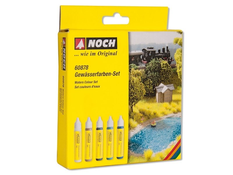 Peinture acrylique NOCH 60878 pour effet aquatique réaliste sur maquette