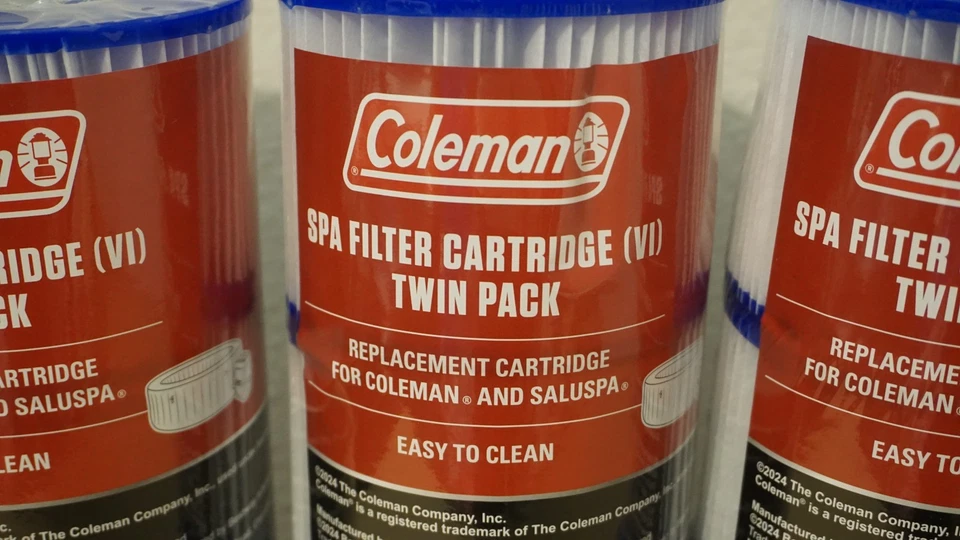 12x Coleman Type VI SaluSpa Spa Filter Pump Replacement Cartridge - 6 Twin Packs - Image 2 of 3