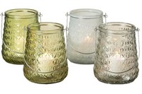 Windlicht Jessy 4Sort H20 Glas GrüN StüCkpreis