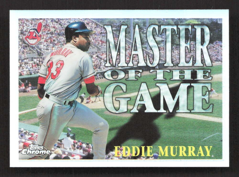 1996 Topps Chrome Eddie Murray #MG3 Masters of the Game Refractor TV4256