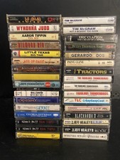 Cassette Tape Lot 33 1980s 90s Music Pop Rock Country Def Leppard Tim McGraw