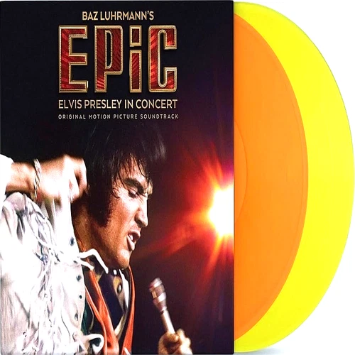 King ELVIS Presley in Concert EPiC 2LP Exclusive YELLOW &ORANGE CRUSH W@W LAST 1
