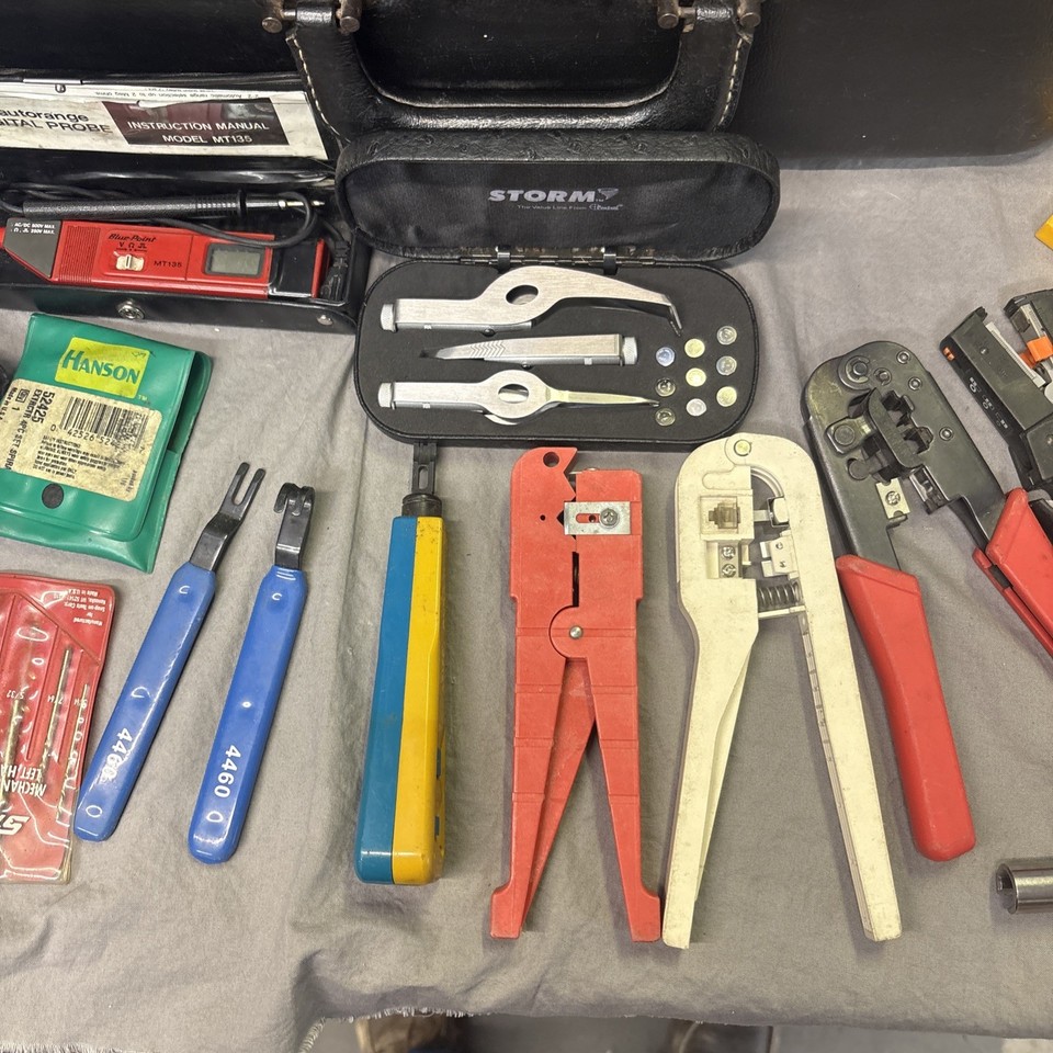 Communications Cable Tools Used In Hard case Hand Crimpers & Cutters ...