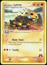 Team Magma's Lairon 20/95 Rare EX Team Magma vs Team Aqua LP Pokemon on eBay