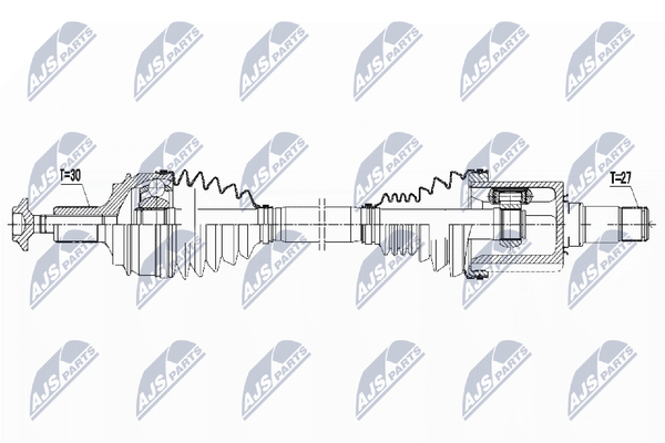 Antriebswelle NTY NPW-ME-076 FüR Mercedes Klasse W222 V222 X222 C217 350 Bluetec-image