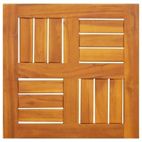 Tischplatte 40X40X2 Cm Quadratisch Massivholz Akazie